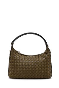 کیف زنانه سبز بلند بافت مینی دری مد