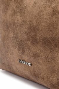 کیف زنانه طوسی بلند بنددار دری مد