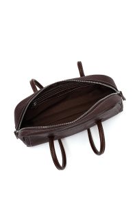 کیف زنانه قهوه‌ای با اکسسوری دری مد