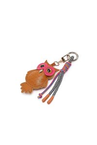 کیف زنانه قهوه‌ای با اکسسوری دری مد