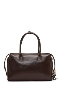 کیف زنانه قهوه‌ای بلند دری مد