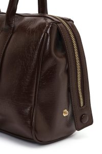 کیف زنانه قهوه‌ای بلند دری مد