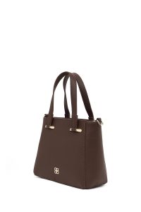 کیف زنانه قهوه‌ای بلند دری مد