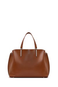 کیف زنانه قهوه‌ای بلند کلاسیک دری مد