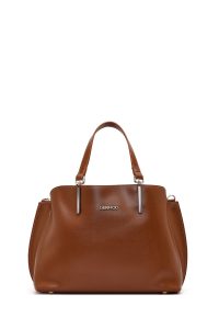 کیف زنانه قهوه‌ای بلند کلاسیک دری مد