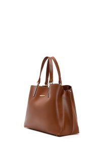 کیف زنانه قهوه‌ای بلند کلاسیک دری مد