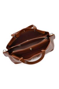 کیف زنانه قهوه‌ای بلند کلاسیک دری مد