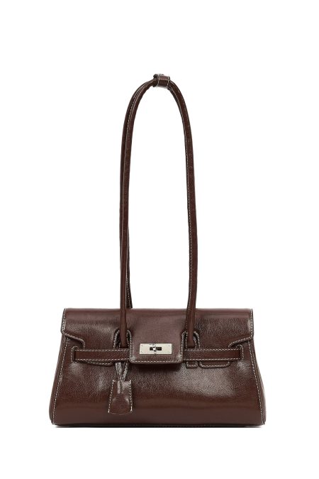کیف زنانه قهوه‌ای دری مد