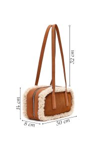 کیف زنانه قهوه‌ای سوئیت دری مد