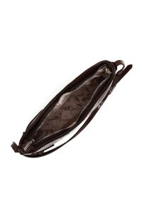 کیف زنانه قهوه‌ای کوچک چرمی دری مد