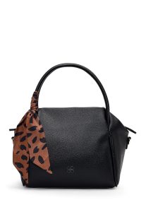 کیف زنانه مشکی بلند بنددار دری مد