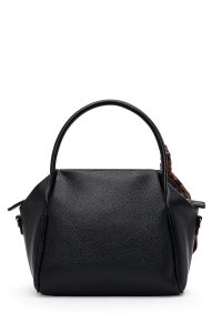 کیف زنانه مشکی بلند بنددار دری مد