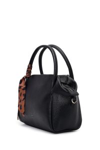 کیف زنانه مشکی بلند بنددار دری مد