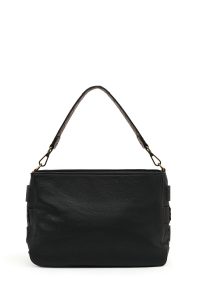 کیف زنانه مشکی بلند بنددار دری مد