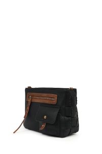 کیف زنانه مشکی بلند بنددار دری مد