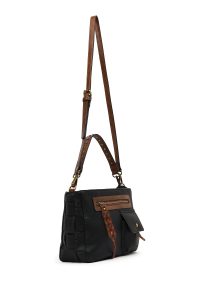 کیف زنانه مشکی بلند بنددار دری مد