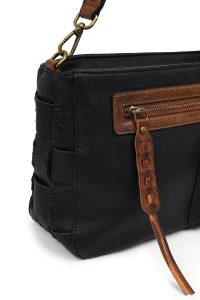 کیف زنانه مشکی بلند بنددار دری مد