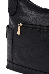 کیف زنانه مشکی بلند بنددار دری مد