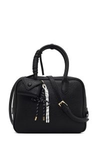 کیف زنانه مشکی بلند بنددار دری مد