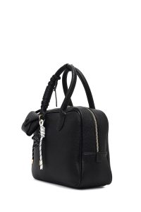 کیف زنانه مشکی بلند بنددار دری مد