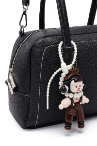 کیف زنانه مشکی بلند بنددار مینی دری مد