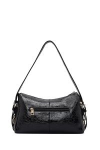 کیف زنانه مشکی بلند بنددار چارمی دری مد