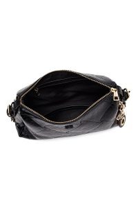 کیف زنانه مشکی بلند بنددار چارمی دری مد