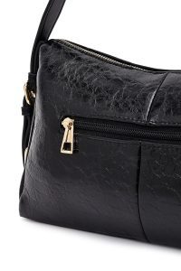 کیف زنانه مشکی بلند بنددار چارمی دری مد