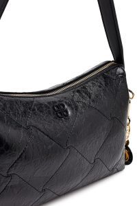 کیف زنانه مشکی بلند بنددار چارمی دری مد