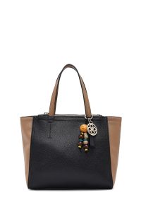 کیف زنانه مشکی بلند بنددار چارمی دری مد