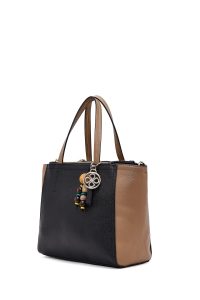 کیف زنانه مشکی بلند بنددار چارمی دری مد