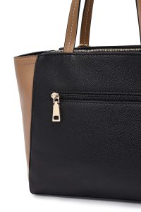 کیف زنانه مشکی بلند بنددار چارمی دری مد