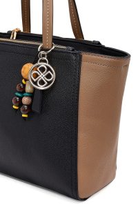 کیف زنانه مشکی بلند بنددار چارمی دری مد