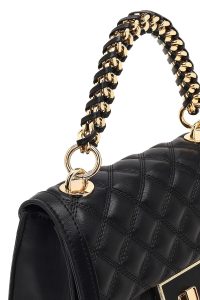 کیف زنانه مشکی بلند لحافی دری مد