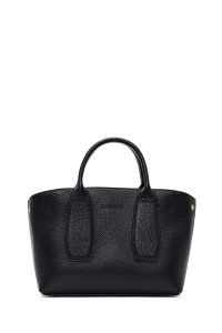 کیف زنانه مشکی بلند چرمی دری مد