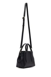 کیف زنانه مشکی بلند چرمی دری مد