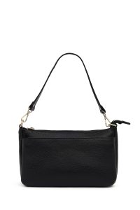 کیف زنانه مشکی بلند چرمی دری مد