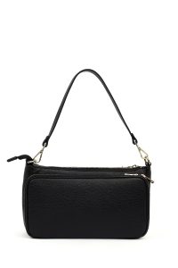 کیف زنانه مشکی بلند چرمی دری مد