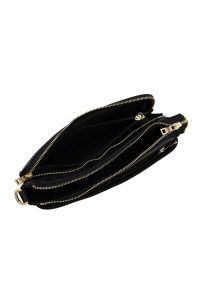 کیف زنانه مشکی بلند چرمی دری مد