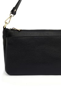 کیف زنانه مشکی بلند چرمی دری مد