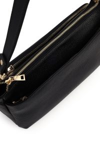 کیف زنانه مشکی بلند چرمی دری مد