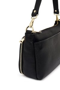 کیف زنانه مشکی بلند چرمی دری مد