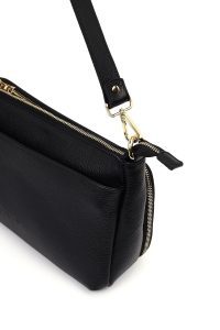 کیف زنانه مشکی بلند چرمی دری مد