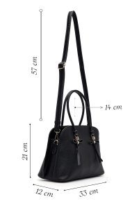 کیف زنانه مشکی بلند کلاسیک دری مد