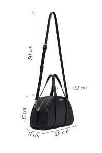 کیف زنانه مشکی بلند کلاسیک دری مد