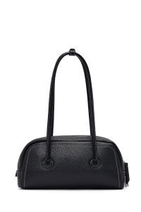 کیف زنانه مشکی بنددار با اکسسوری دری مد