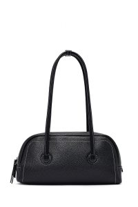 کیف زنانه مشکی بنددار با اکسسوری دری مد