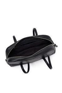 کیف زنانه مشکی بنددار با اکسسوری دری مد