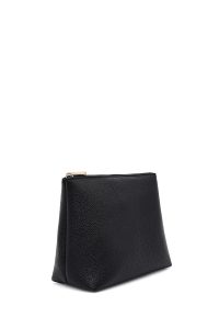 کیف زنانه مشکی طرح‌دار بنددار دری مد