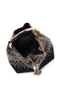 کیف زنانه مشکی مینی سنگی مراسم دری مد